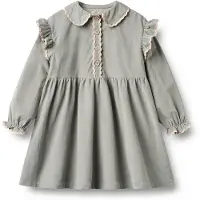 Wheat Robe - Velours Côtelé - Alissa - Légèrement Blue - - 5 ans (110) - Robe