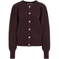 We fashion Cardigan aubergine