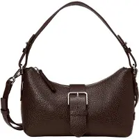 Marc O'Polo sac à épaule sac à épaule bandoulière Binna Crossbody Bag Black Cherry marron foncé