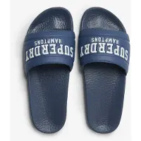 Superdry Femme Claquettes de Piscine Destination Dark Blue Taille: 5-6