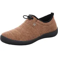Rohde Pantoufles d'intérieur pour femmes , modèle "Slipper", en feutre doux, avec élastique flexible. Modèle D.Olbia 2002, taille : 42 EU, couleur : marron