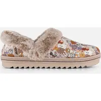 SKECHERS Pantoufle 'Bobs Cozy Kiss - Paw Jams- Slip-Ins' blanc