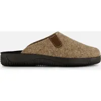 Rohde Herren Pantoufle en feutre souple de largeur confortable Soltau-H 2782, Taille:46 EU, Couleur:Beige