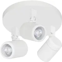 Highlight Moquerie Rain Blanc 3 lumières rond