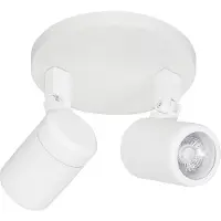 Highlight Moquerie Rain blanc 2 lumières rond
