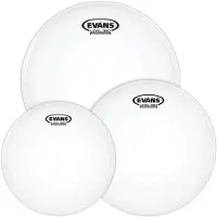 Evans G2 Coated Fusion Tom Pack 10 12 14 Heads & EQ PODS Pack