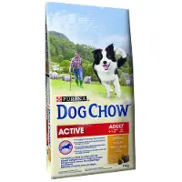 Purina dog chow active - Croquette poulet chiens adultes mode de vie actif - 14 kg