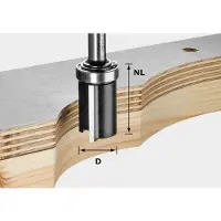 Festool HW S8 D19/NL25 - Fraise À Affleurer