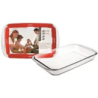 Ibili Auflaufform Kristall 30 x 18 x 5 cm Für das Backen und Kochen im Ofen geeignet