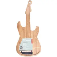 Kikkerland Gitarre, Planche à découper, Marron