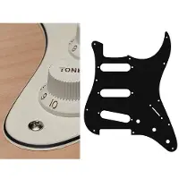 Boston ST-313-VW plaque de protection 3 plis pour guitare style ST, blanc vintage