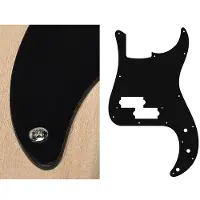 Boston PB-115-B plaque de protection noire simple pli pour basse style P