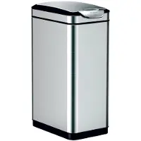 EKO - Tina Touch Poubelle 30 litres - Stainless steel Plastic - Matt stainless steel