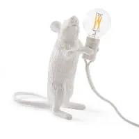 Seletti Mouse Table Lamp Standing | White