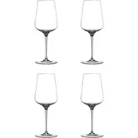 Nachtmann VINOVA VERRE DE VIN ROUGE SET DE 4 ENTERNES DE 186 ENTERS CARINS FAIT DE VORS CRISTAL LONGES LONGUES VINES DE VIN STULES DE TULIP DESS