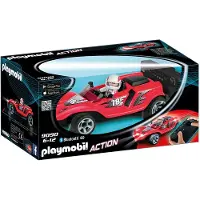 Playmobil , Mini voiture de course RC Rocket Racer Action télécommandée, Rouge