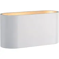 Lucide Applique mural 1 x G9 large blanc