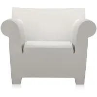 Kartell Bubble Club Fauteuil Zinc White