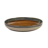Serax Assiette de Service Serax Surface Tableware By Sergio Herman Rusty Brown M 32 cm