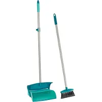 Leifheit 41405 Set Balayette avec manche et Pelle avec couvercle