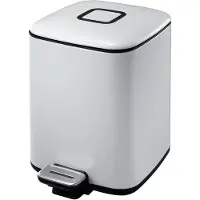 EKO Poubelle à Pédale EKO Regent Step Bin 6L White