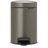 Brabantia NewIcon Poubelle à pédale 3 Litres Platine
