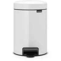 Brabantia NewIcon Poubelle à Pédale 3 Litres White