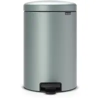 Brabantia NewIcon Poubelle à pédale 20 Litre Métallique Menthe