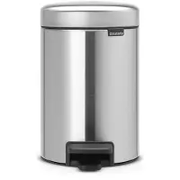 Brabantia NewIcon Poubelle à pédale 3 Litres Inox Mat