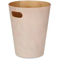 SmartaSaker WOODROW CAN Poubelle 7,5 litres Poubelle à papier nature 082780-668