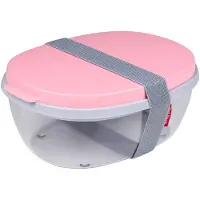 Mepal Boîte à salade Ellipse 1900 ml nordic pink