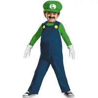 Disguise D?guisement Luigi pour tout-petit gar?on Nintendo Super Mario Brothers, taille M/3T-4T