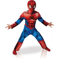 Spider-man Rubie's Ultimate Spiderman - Déguisement Luxe Taille L