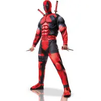 Rubies Deadpool Deluxe Men Costume Rouge S