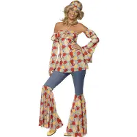 Generique Déguisement disco années 70's femme Large