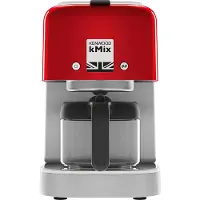 Kenwood Cafetière à filtre kMix - - COX750RD - 1200 W - Rouge - 8 tasses - Sélecteur d'arômes
