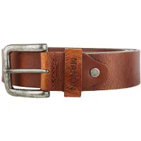 Yoursurprise Ceinture cuir - Marron - Gravée - 85
