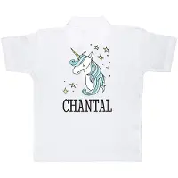Yoursurprise Polo personnalisé - Enfant - Blanc - 12 ans