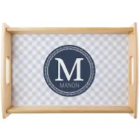 Yoursurprise Plateau de service en bois personnalisé - Beige - 20 x 30 cm
