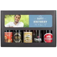 Yoursurprise Coffret bière Personnalisé - Anniversaire - Blonde