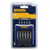 Irwin Lot de 5 embouts PZ/PH/TX pour tournevis sans fil 1923433