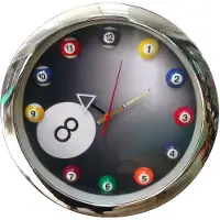 Buffalo Horloge de billard 8 boules