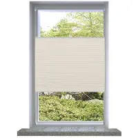 vidaXL Store plissé 70x150 cm Crème