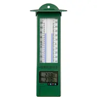 Nature Thermomètre numérique min-max d'extérieur 9,5x2,5x24 cm