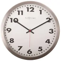 Nextime Horloge murale Arabic 34 cm, blanche de