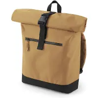 Bagbase BG855 | Roll-Top Backpack / Sac à dos de loisirs | 32 x 44 x 13 cm - Couleur : Caramel - Taille : 32 x 44 x 13 cm