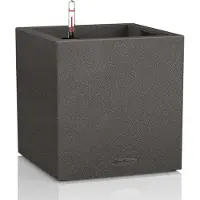 Lechuza Jardinière CANTO Stone 30 Low ALL-IN-ONE Noir graphite