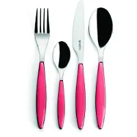 Guzzini Feeling Set de couverts 24 pièces rouge transparent