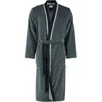 Cawö Peignoir Cawö 4839 Kimono Men Bleu Noir-48