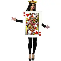 Guirca Queen Of Cards Woman Costume Multicolore L Enfants
